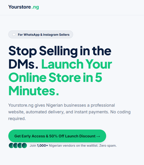 Photograph representing YourStore.NG